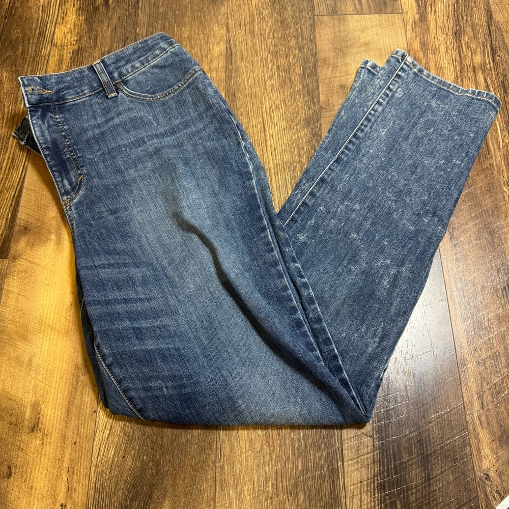 Bandolino Mandie Slim Jeans Straight 14 Medium Wash